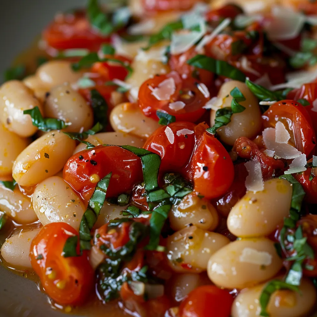 Weiße Bohnen mit Tomaten in 30 Minuten - Einfach & Schnell