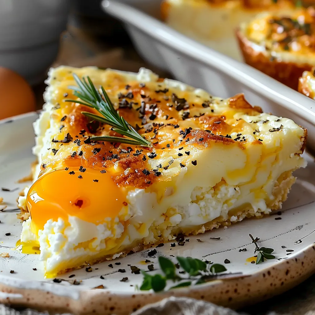 Gebackene Eier mit Quark und Käse | Einfach gemacht