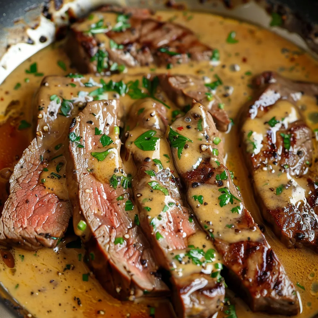 Gebratenes Steak mit Buttersauce | Einfach & Raffiniert