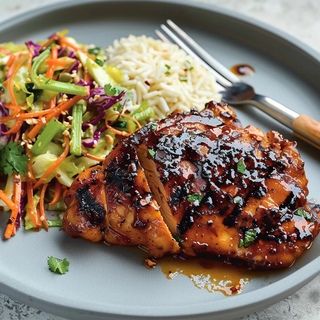 Honig-Limetten-Chipotle-Hähnchen frisch vom Grill