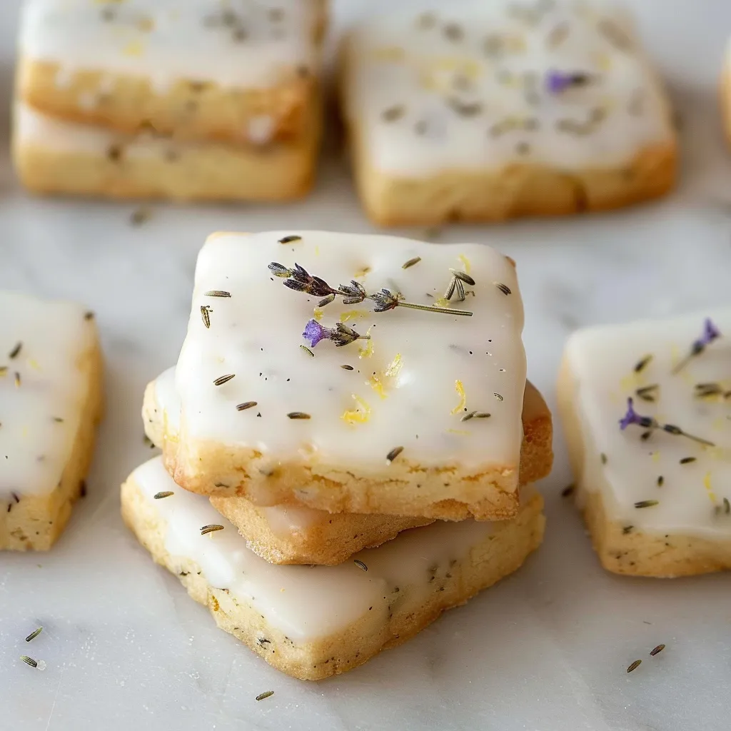 Sablés mit Zitrone und Lavendel