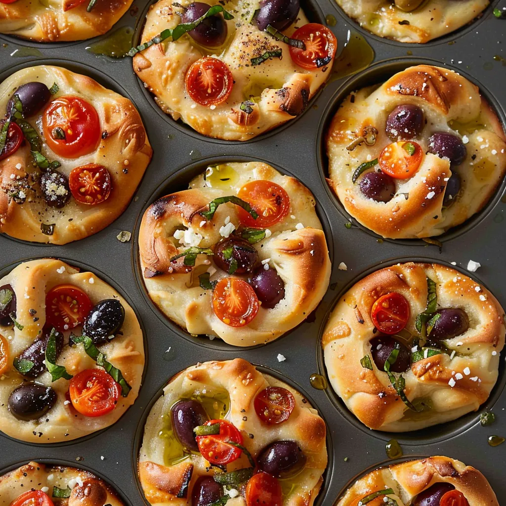 Focaccia Muffins Schnell