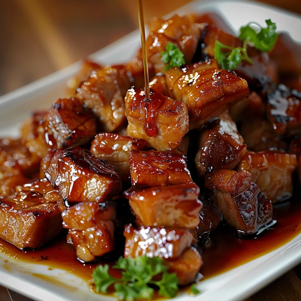 Karamellisiertes Schweinefleisch: herrlich einfach und richtig aromatisch
