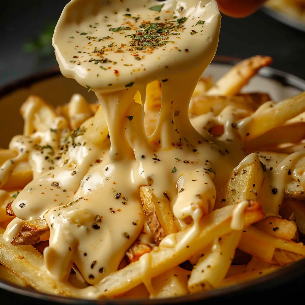 Leckere Käsesauce für Pommes