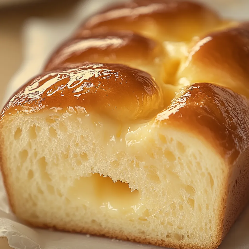 Weiches Brot mit gesüßter Milch