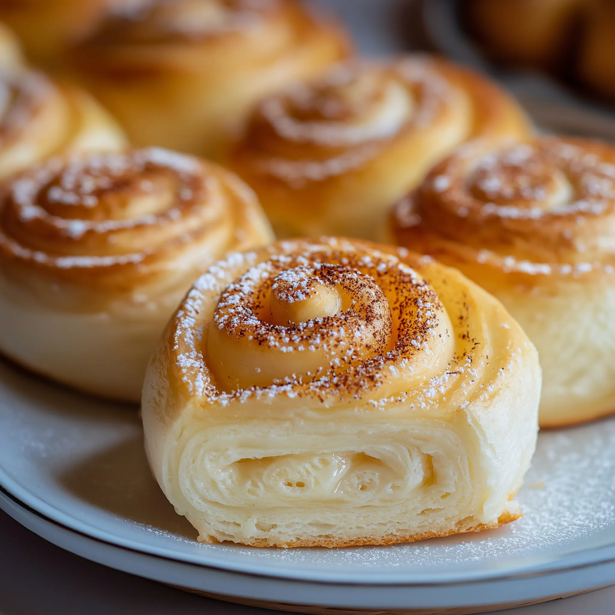 Vanille-Zimtschnecken: hausgemachte Leckerei