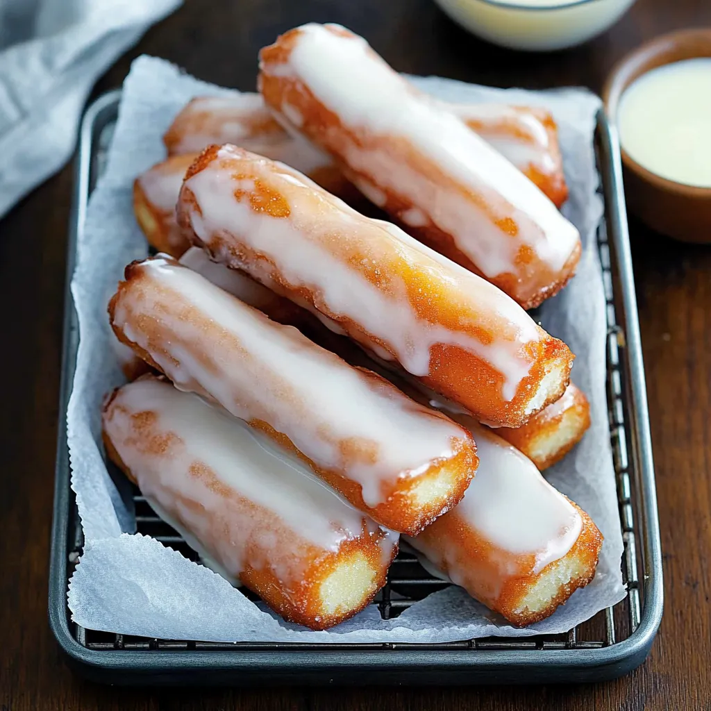 Gefrorene Donutsticks