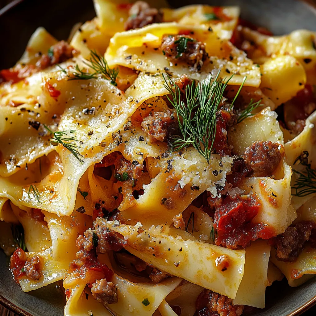 Cremige Pappardelle mit Salsiccia und Fenchel – Ganz einfach gemacht
