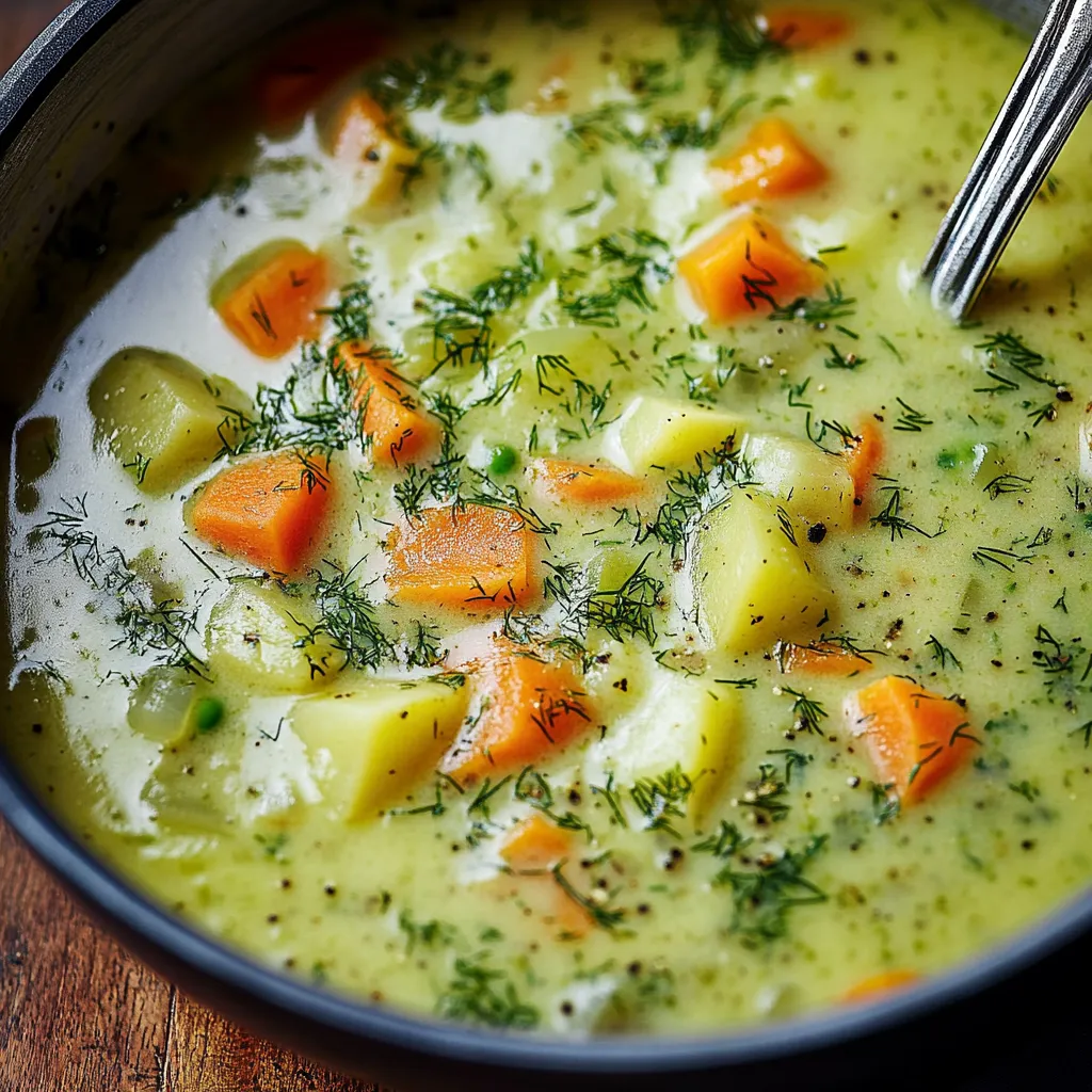 Polnische Dillsuppe - klassisch