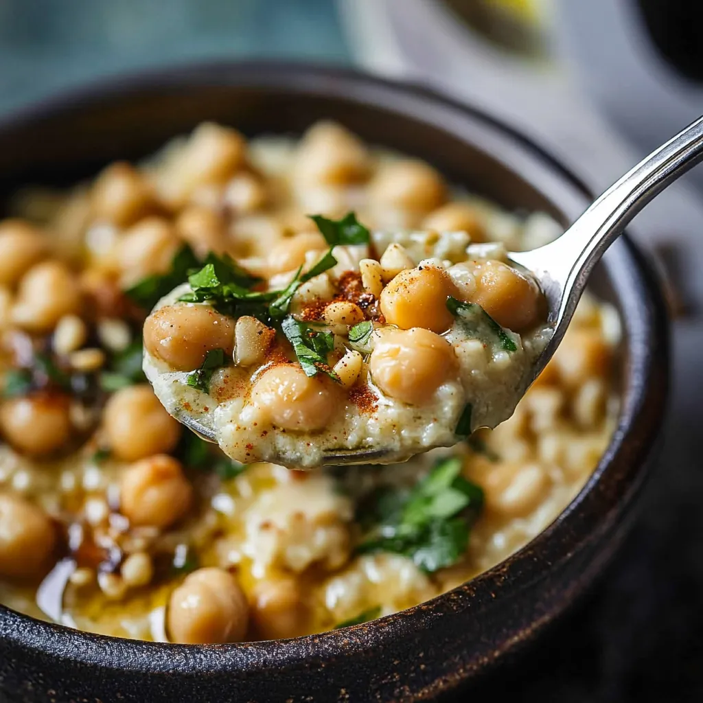 Musabaha – Cremige Kichererbsen mit Tahini, echt orientalisch