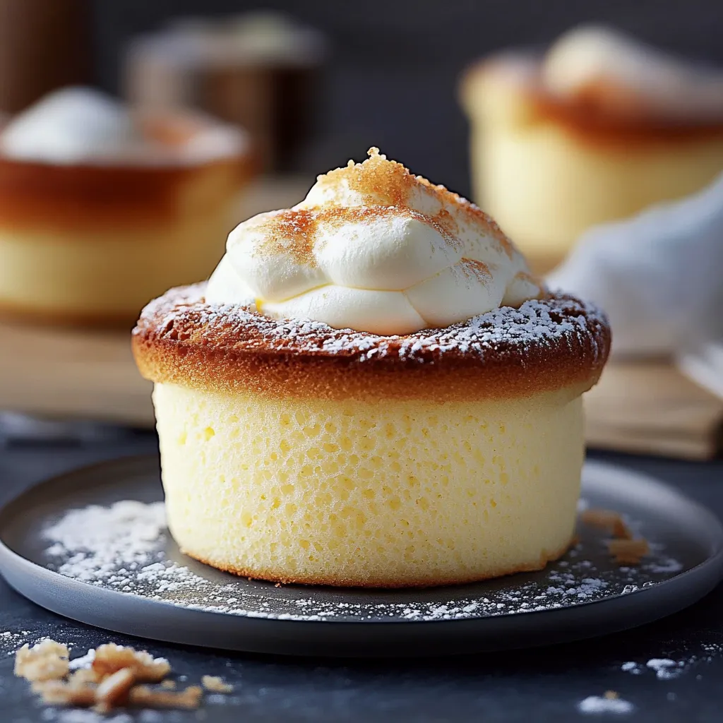 Lockeres Vanille Soufflé