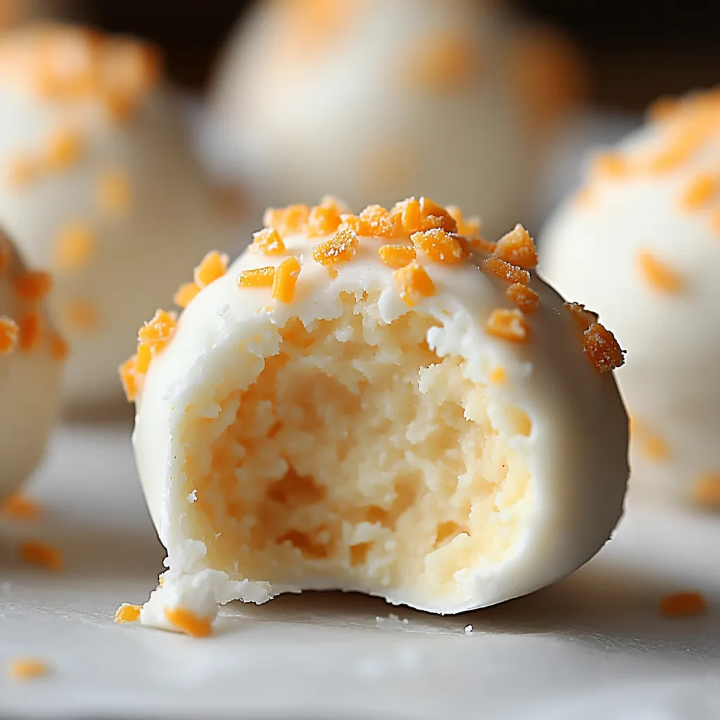 Orangen-Truffeln ganz ohne Backen