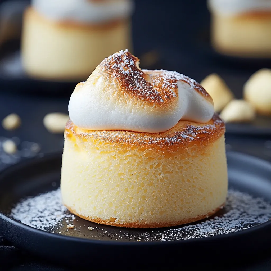 ein luftig-goldenes Vanille-Soufflé
