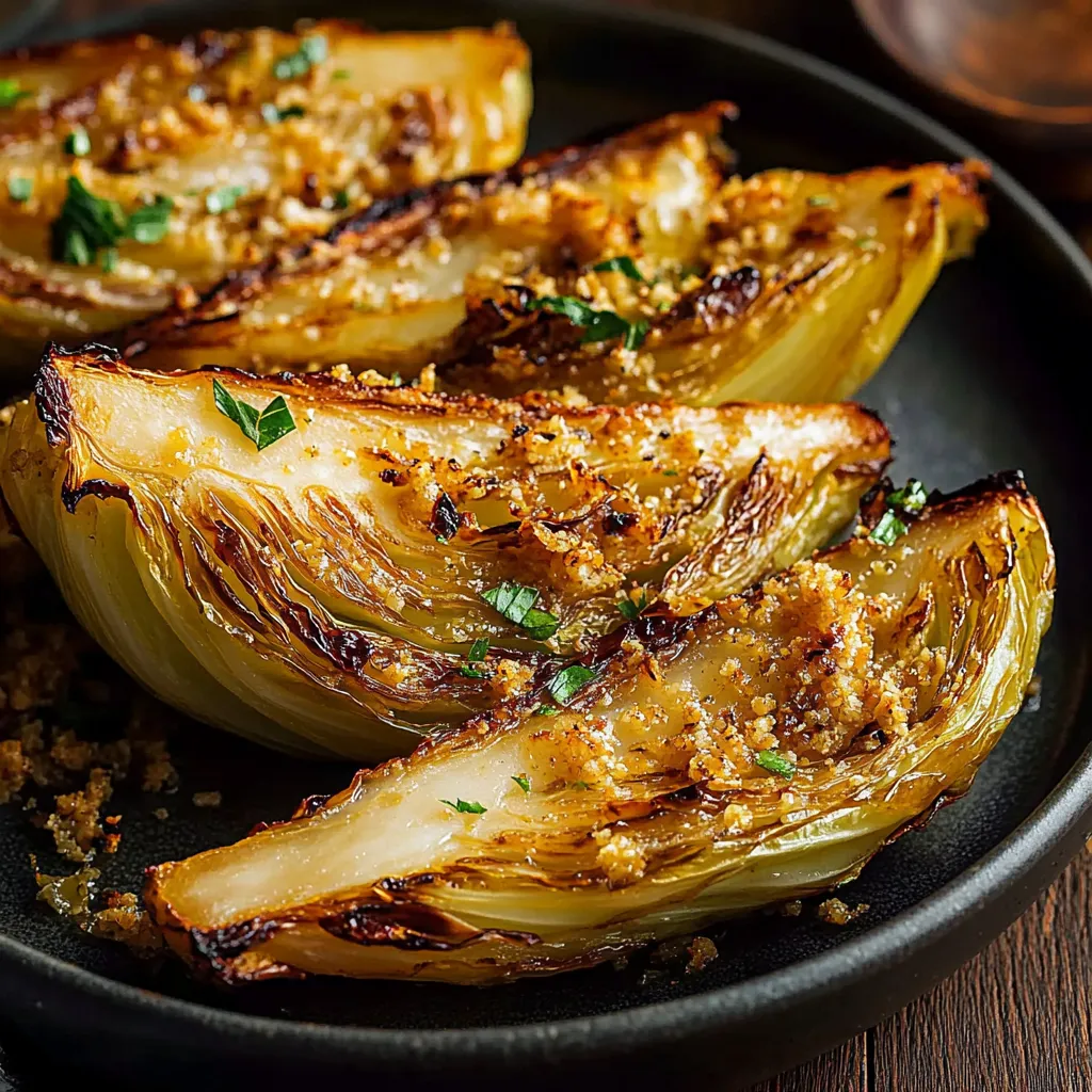 Gerösteter Chou mit aromatischer Miso-Butter und knuspriger Panade
