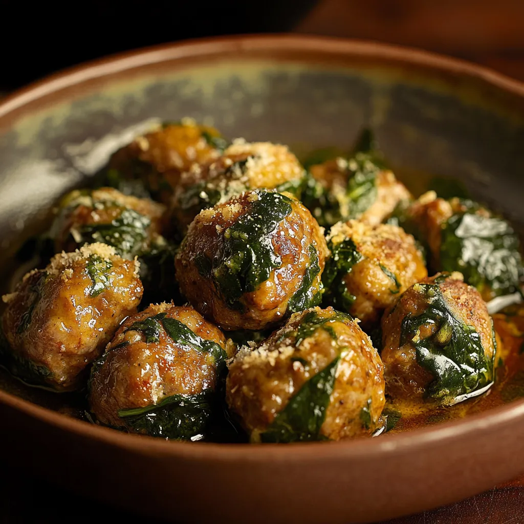 Würzige Spinatknödel aus Italien