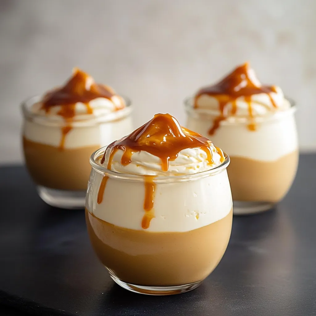 Starte mit einer cremigen Dulce de Leche-Mousse durch
