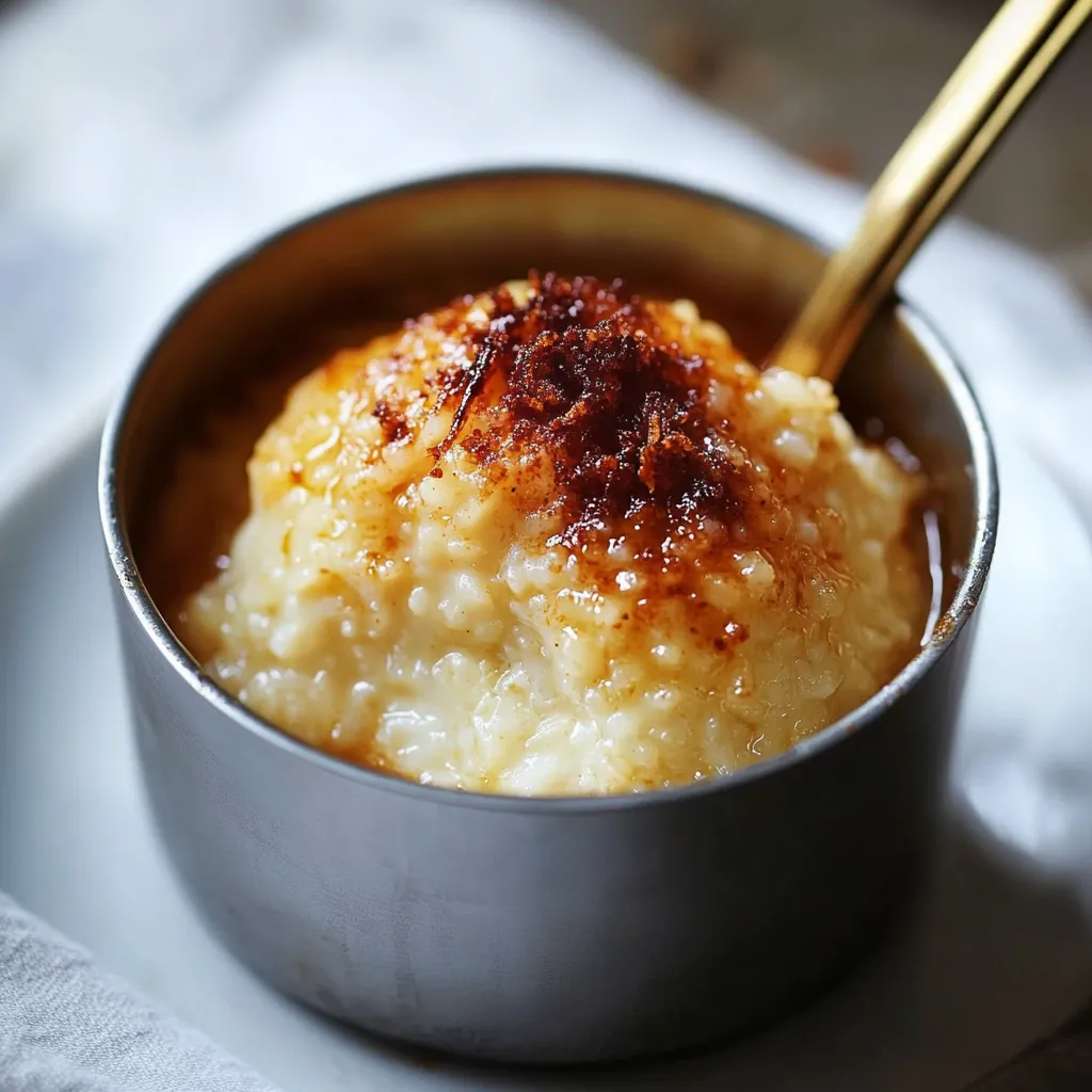 Karamellisierter Kokosmilchreis mit Gewürzen