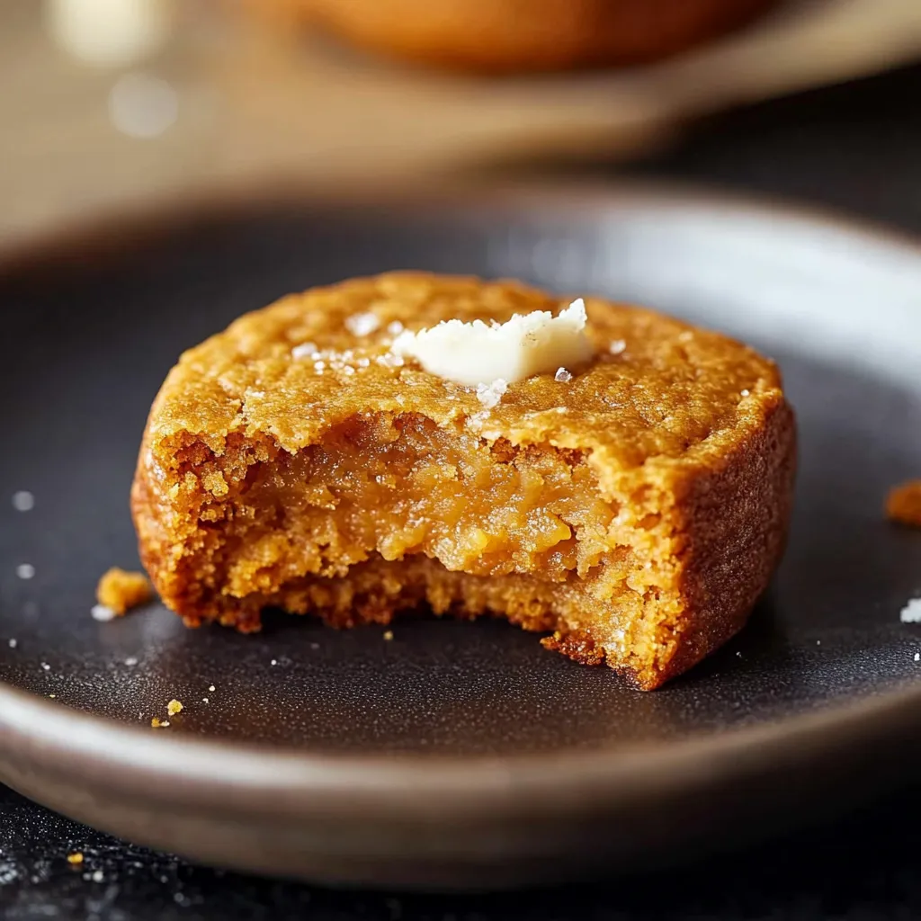 Glutenfreie Süßkartoffel-Brötchen mit Honigbutter