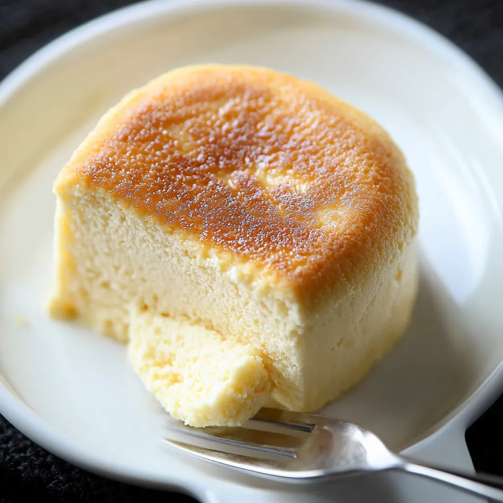 Eine federleichte Nachspeise, die klassischen Käsekuchen mit feinem Japan-Twist neu interpretiert