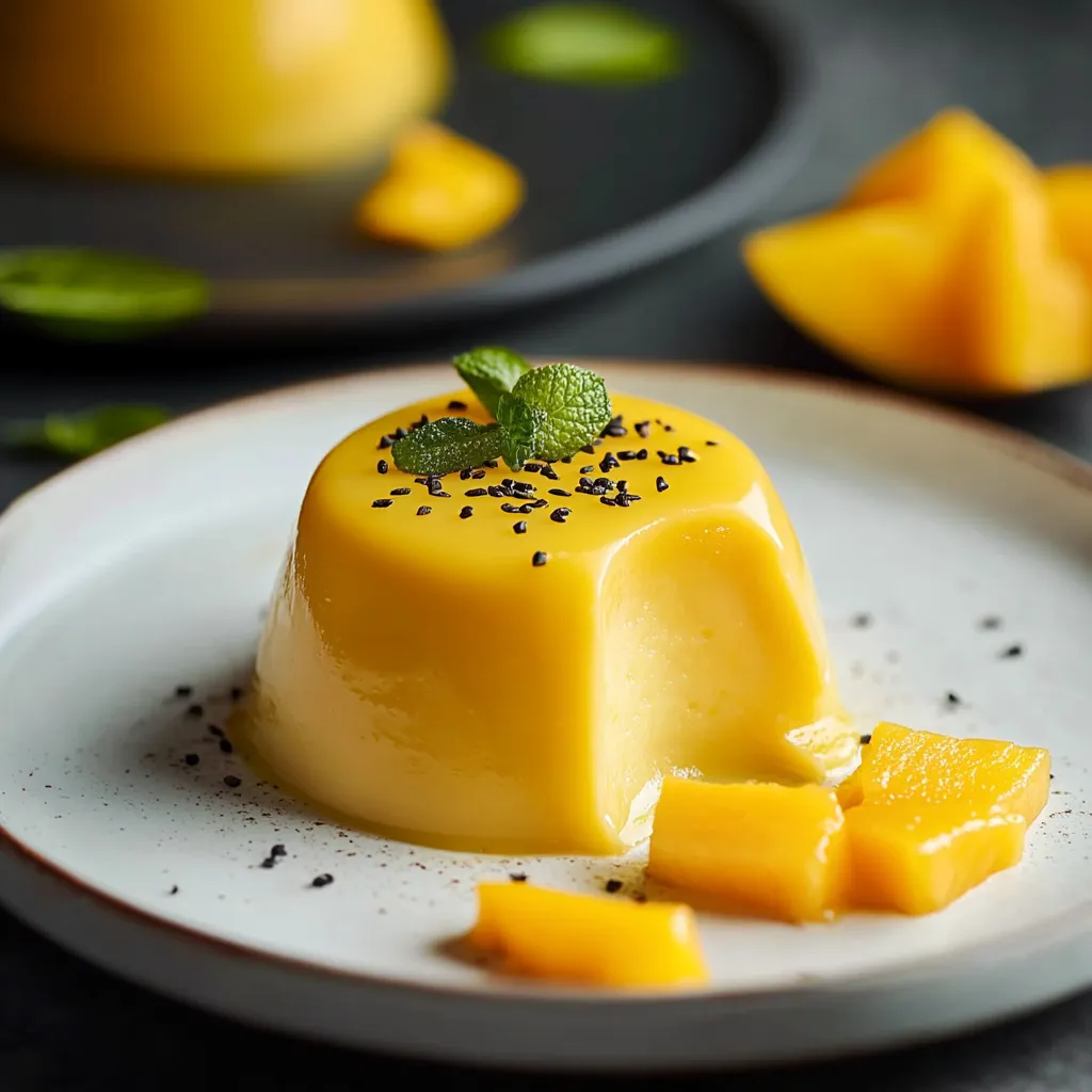 Mangue Panna Cotta Vegan
