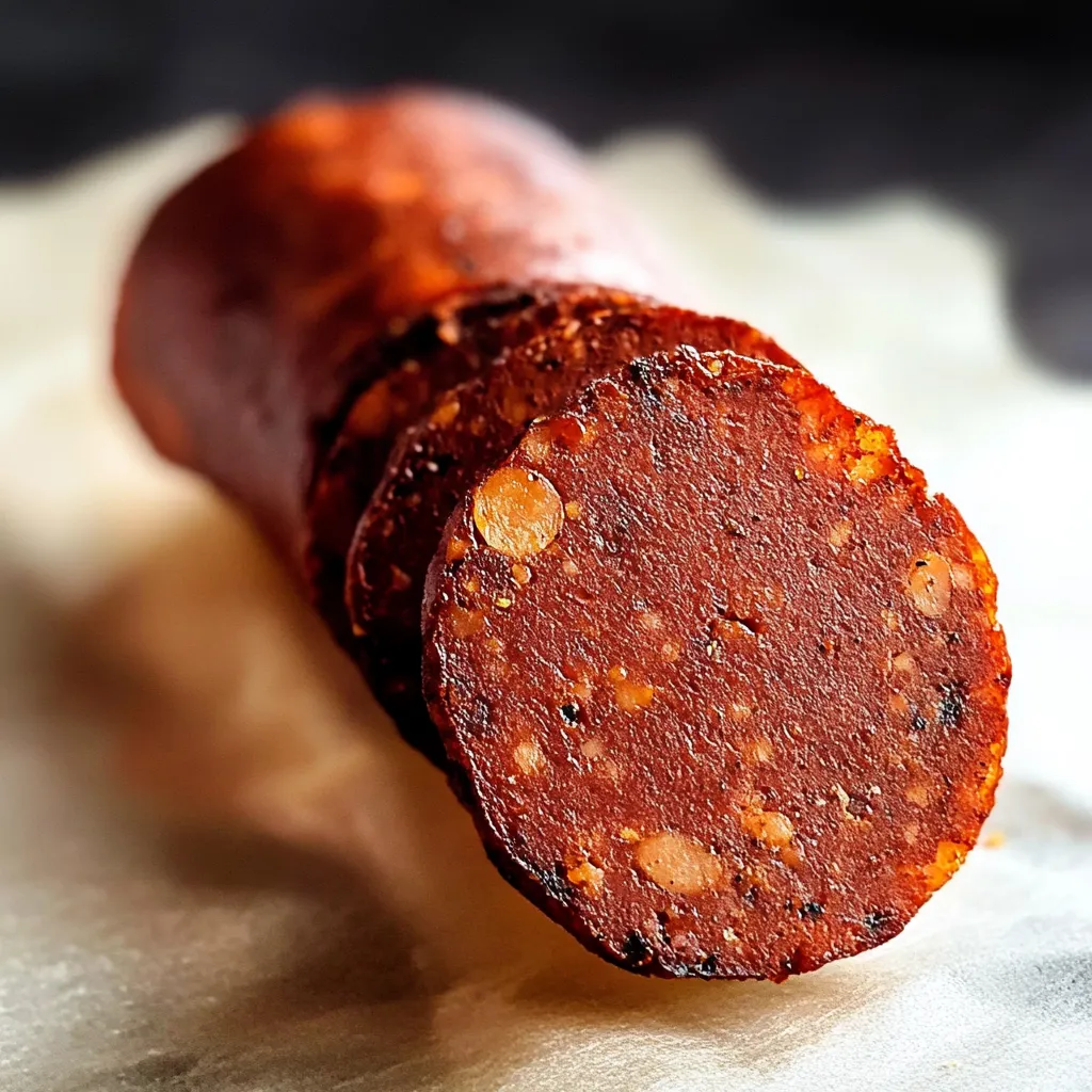Veganer Würziger Pepperoni