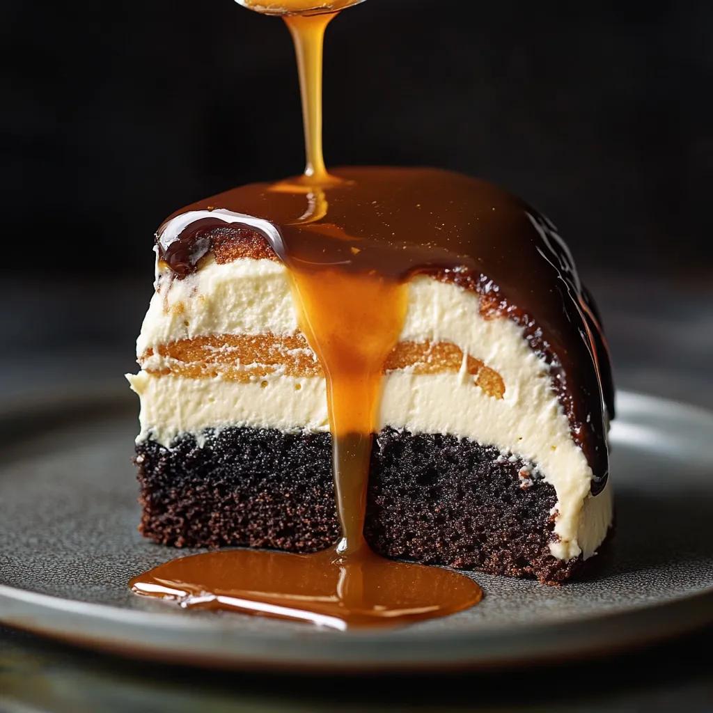 Ein mega schokoladiger, saftiger Kuchen mit Guinness und Baileys-Frosting obendrauf.
