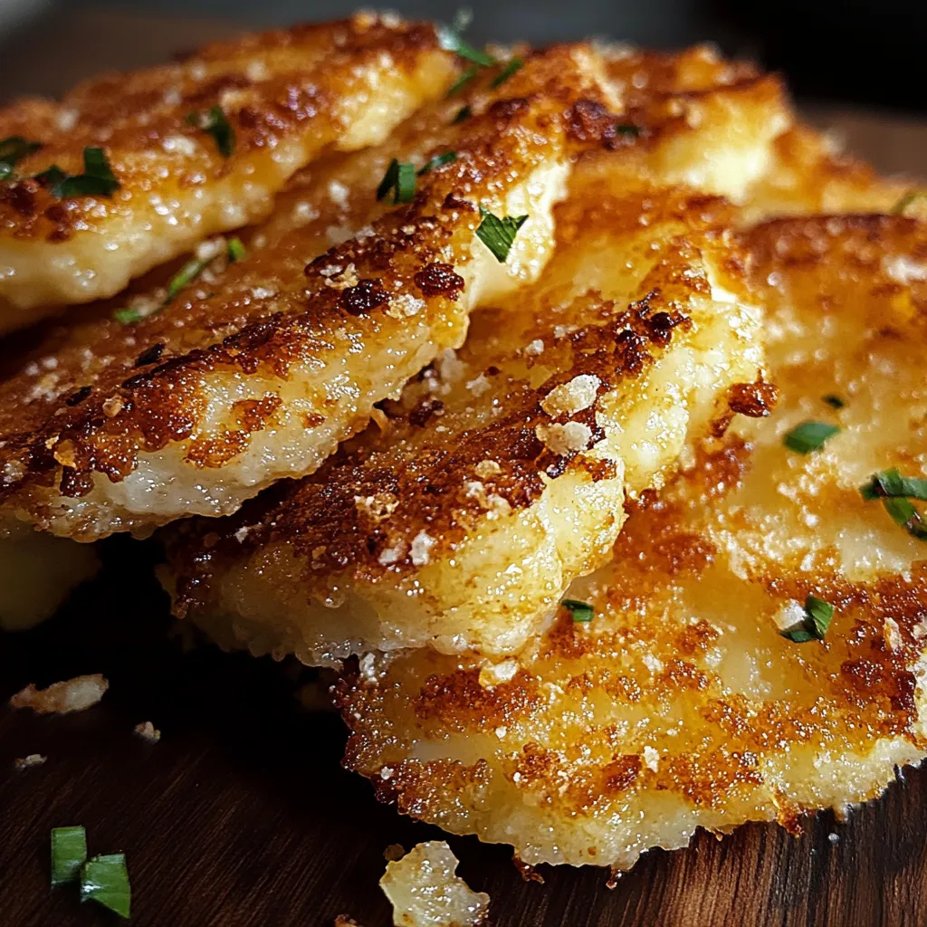 Dicke Blumenkohlscheiben aus dem Ofen mit goldener Parmesankruste