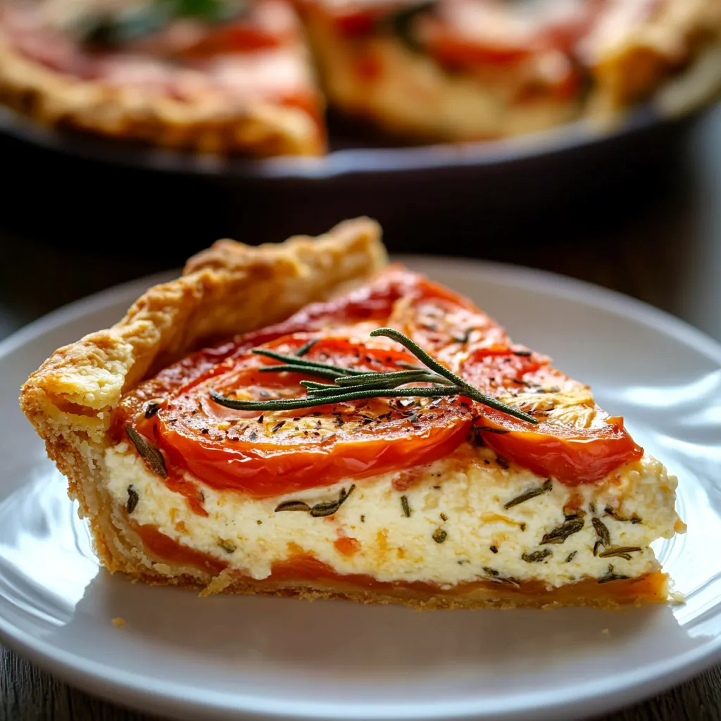 Tomaten Basilikum Tarte