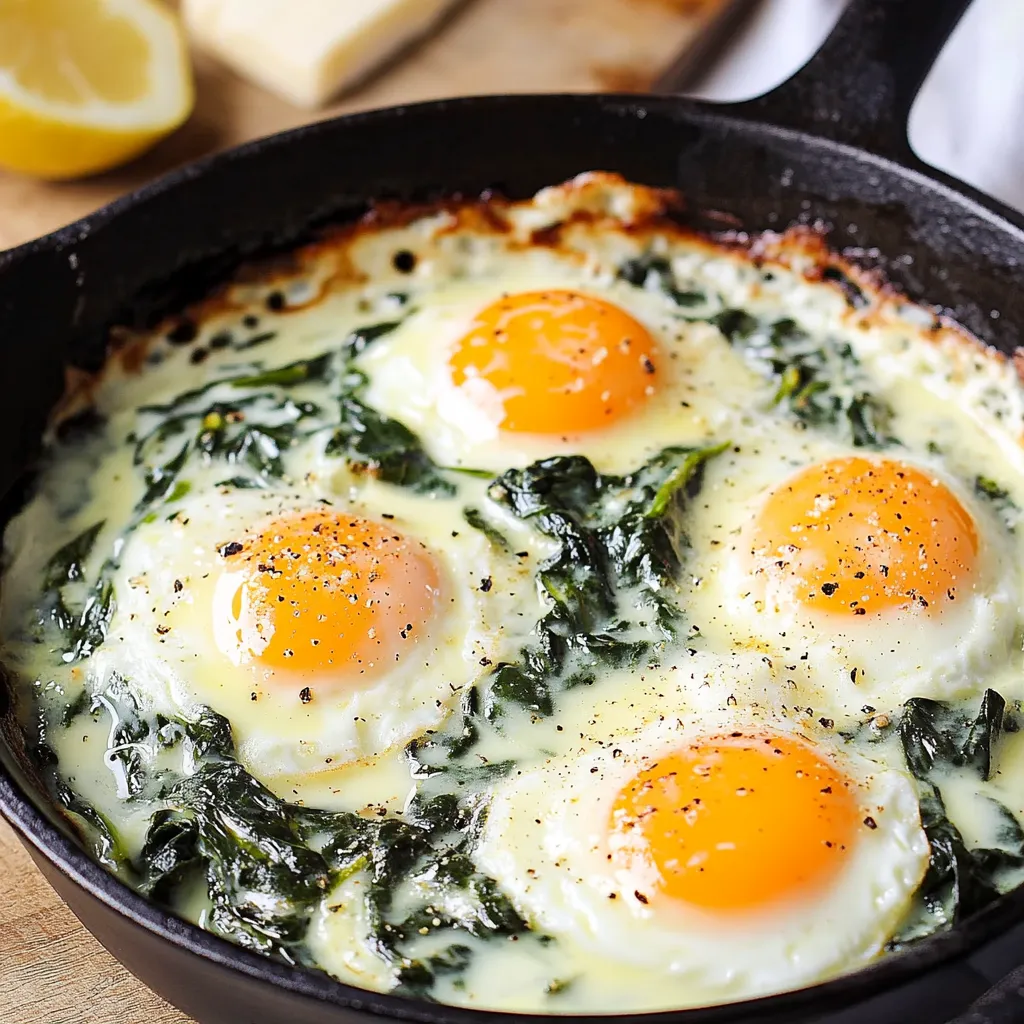 Überbackene Florentiner Eier, super lecker