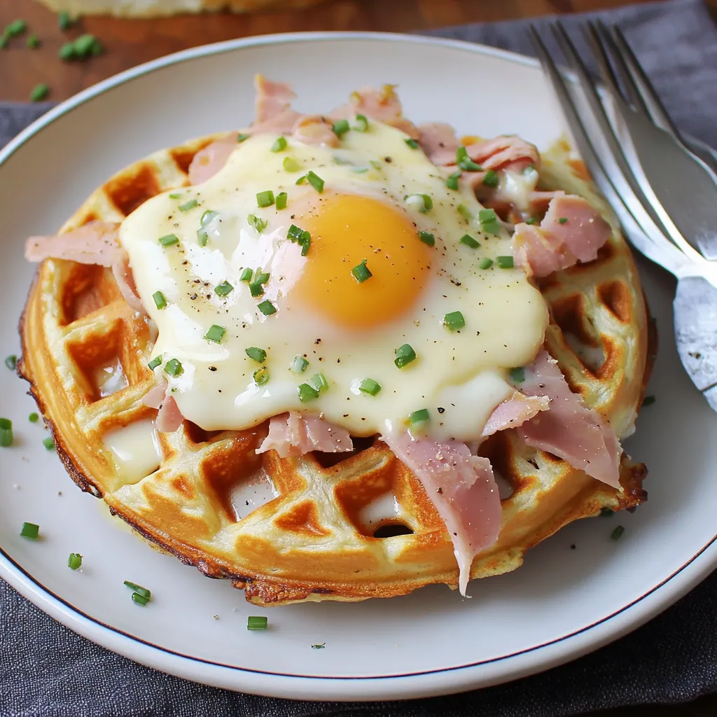 Mach dir Croque Madame Waffeln – edel und herzhaft