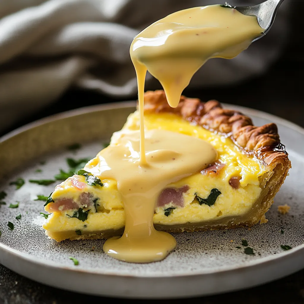 Cremige Benedict Quiche