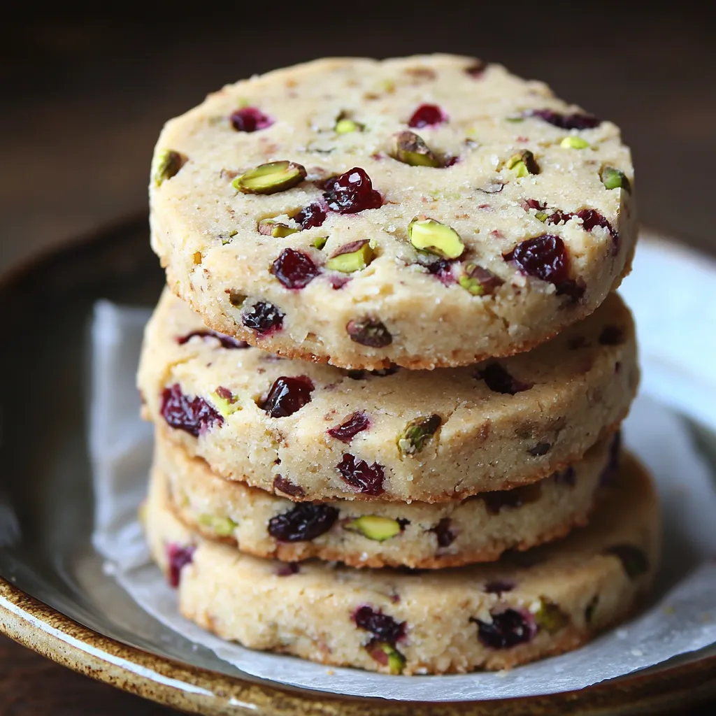 Knusprige Cranberry Sablés