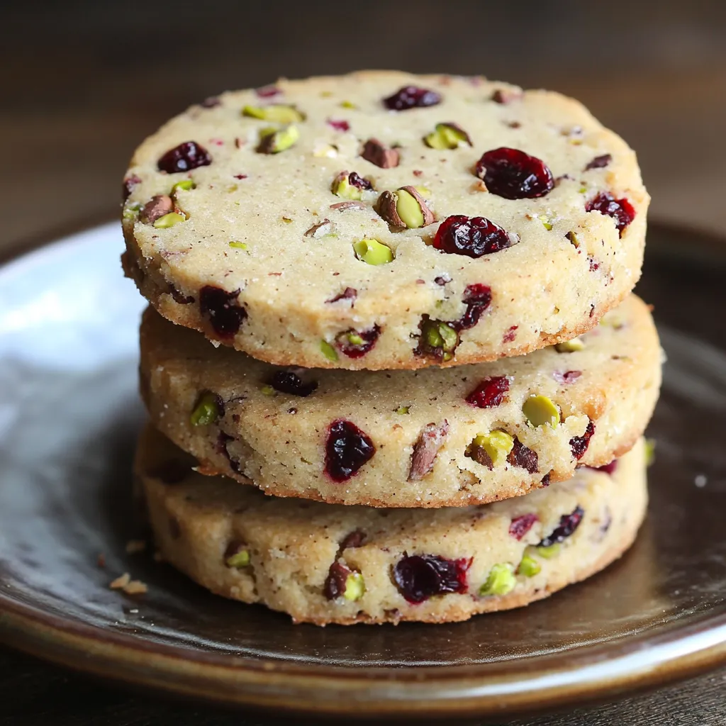 Einfache Pistazien-Cranberry-Plätzchen