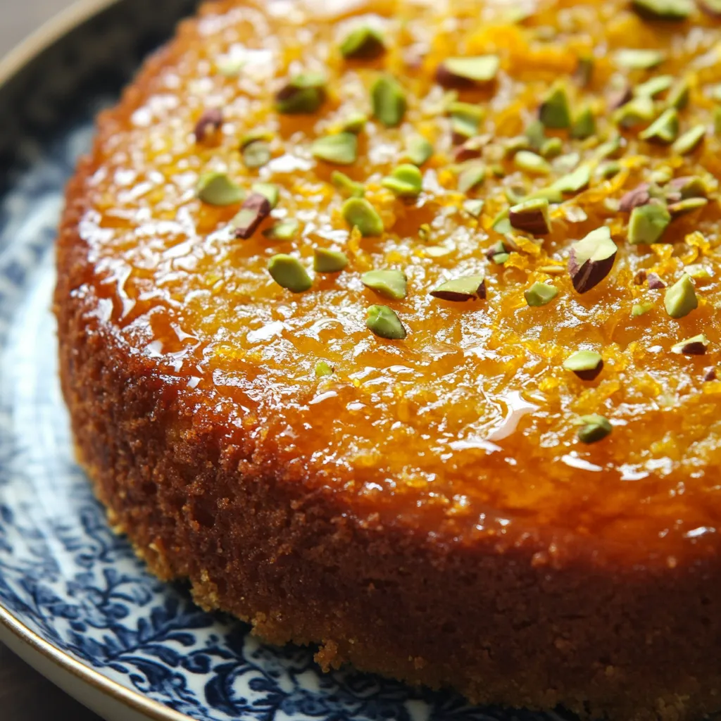 Tunesischer Orangenkuchen mit Zitruszesten