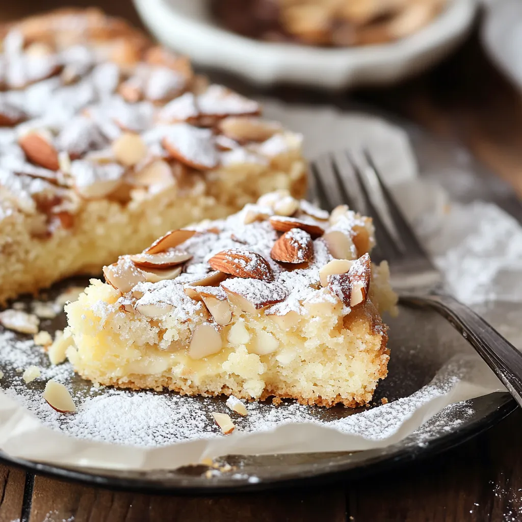 Schwedischer Mandelkuchen frisch und lecker