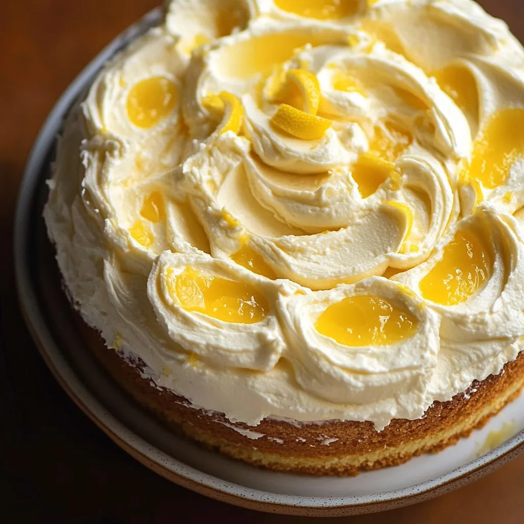 Limoncello-Kuchen mit Zitronenschale