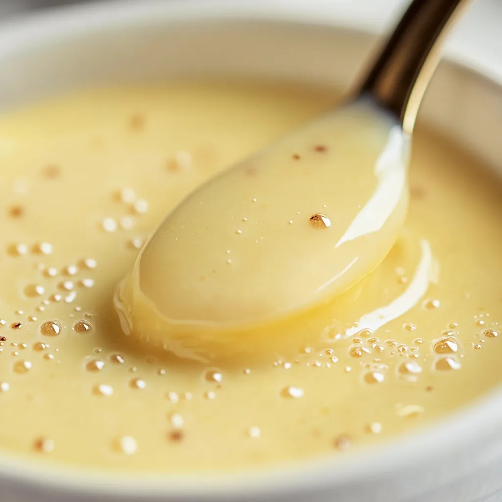 Hausgemachte perfekte Vanillesoße