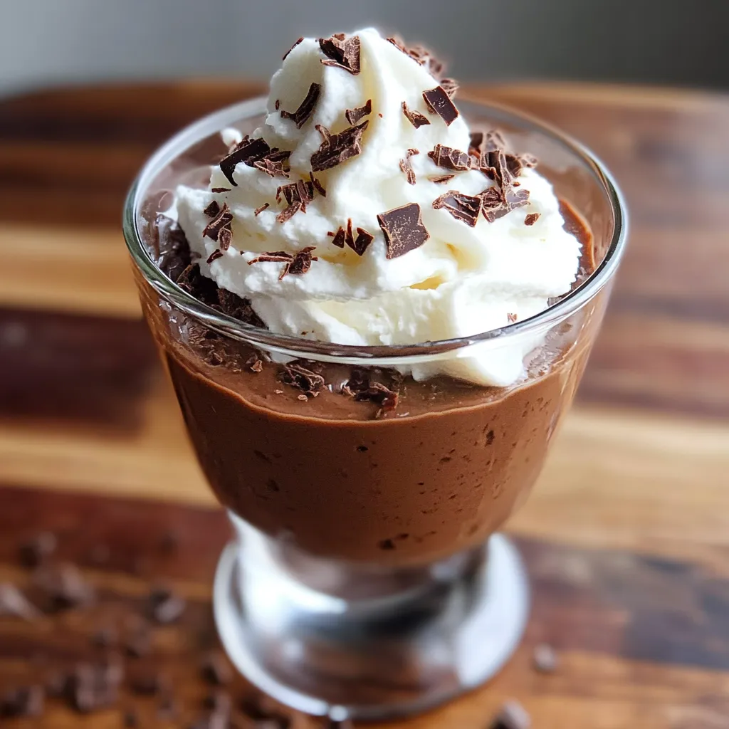 Schoko Mousse mit Whiskey
