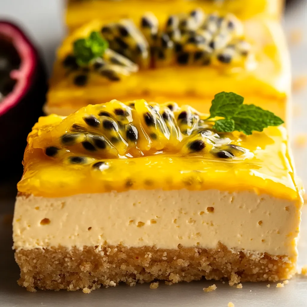 Cremiger und fruchtiger Passionsfruchtkuchen ohne Backen