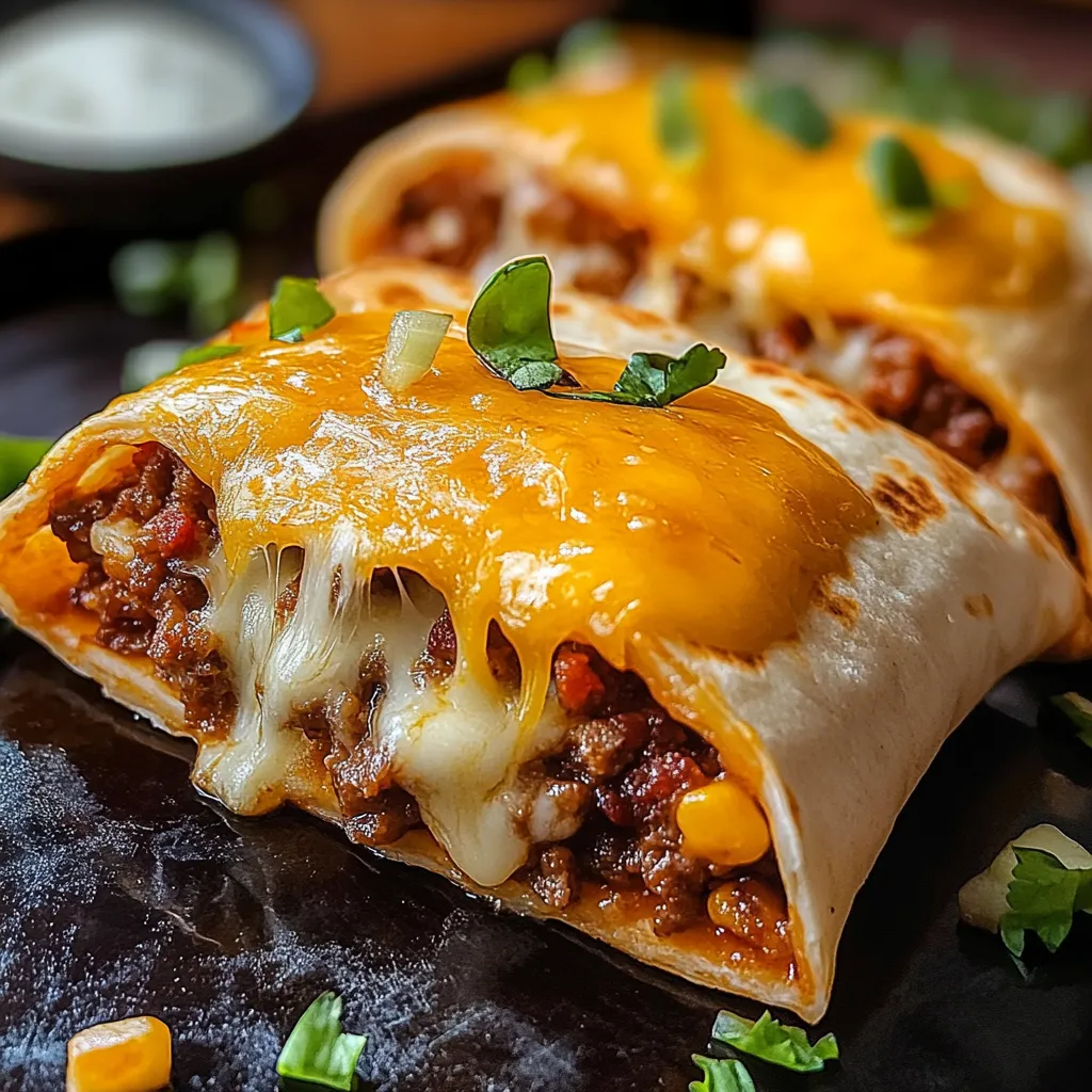 Knusprige Käsige Tacos