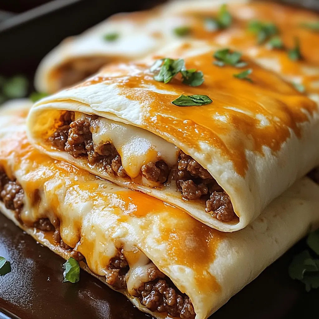 Lust auf käsig gefüllte Taco-Täschchen
