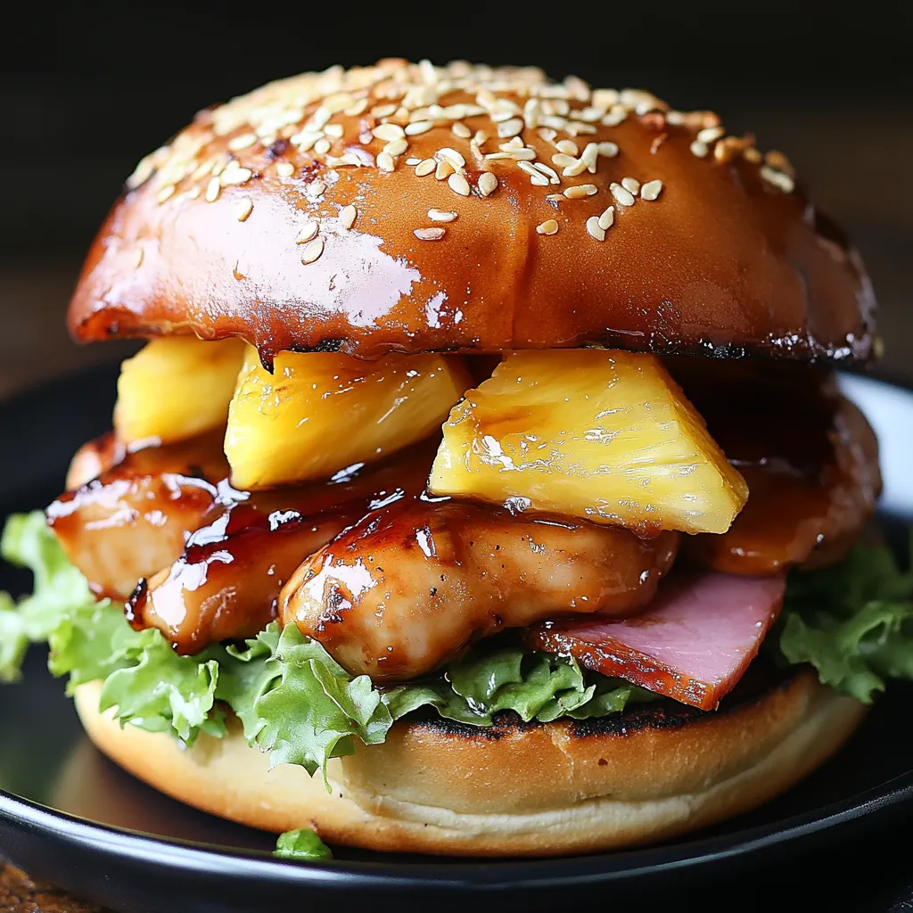Kahuna Poulet Sandwich mit Teriyaki