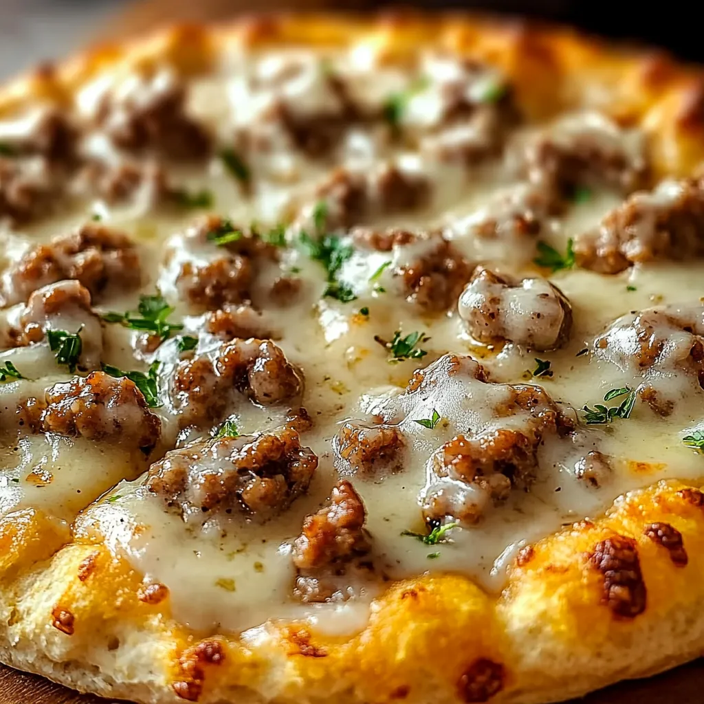 Herzhafte Frühstückspizza