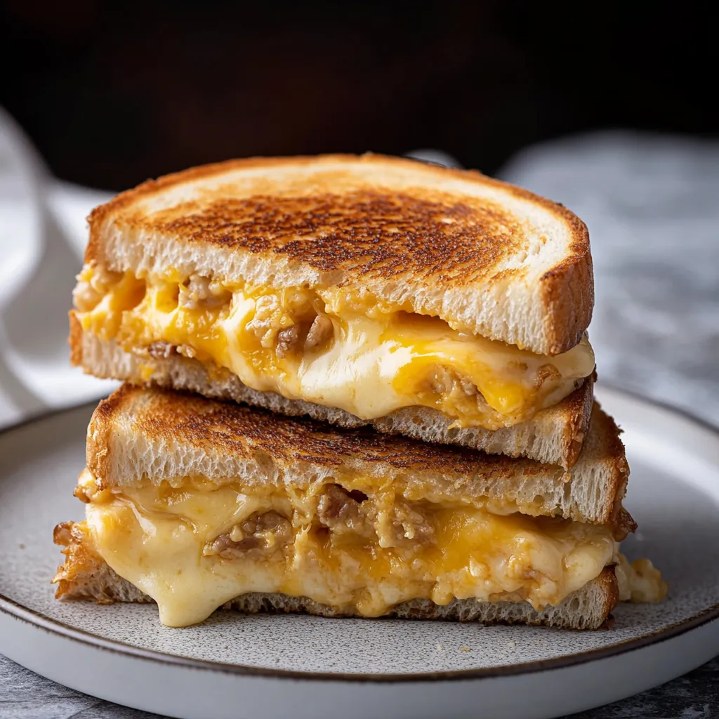 Heißes Käse-Sandwich