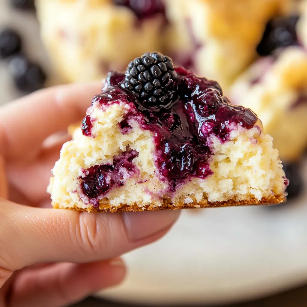 Fruchtige Mürbeteig-Scones mit Beeren