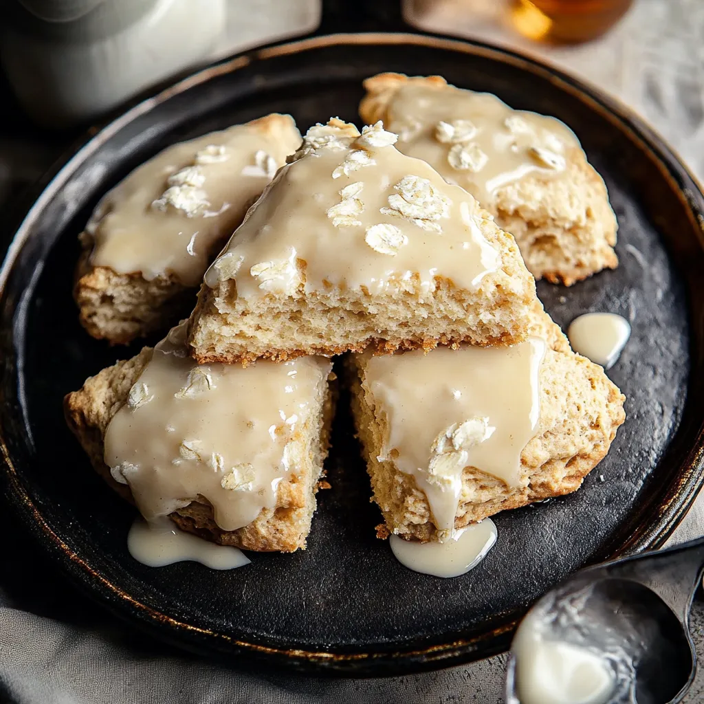 Hausgemachte Ahornsirup-Scones