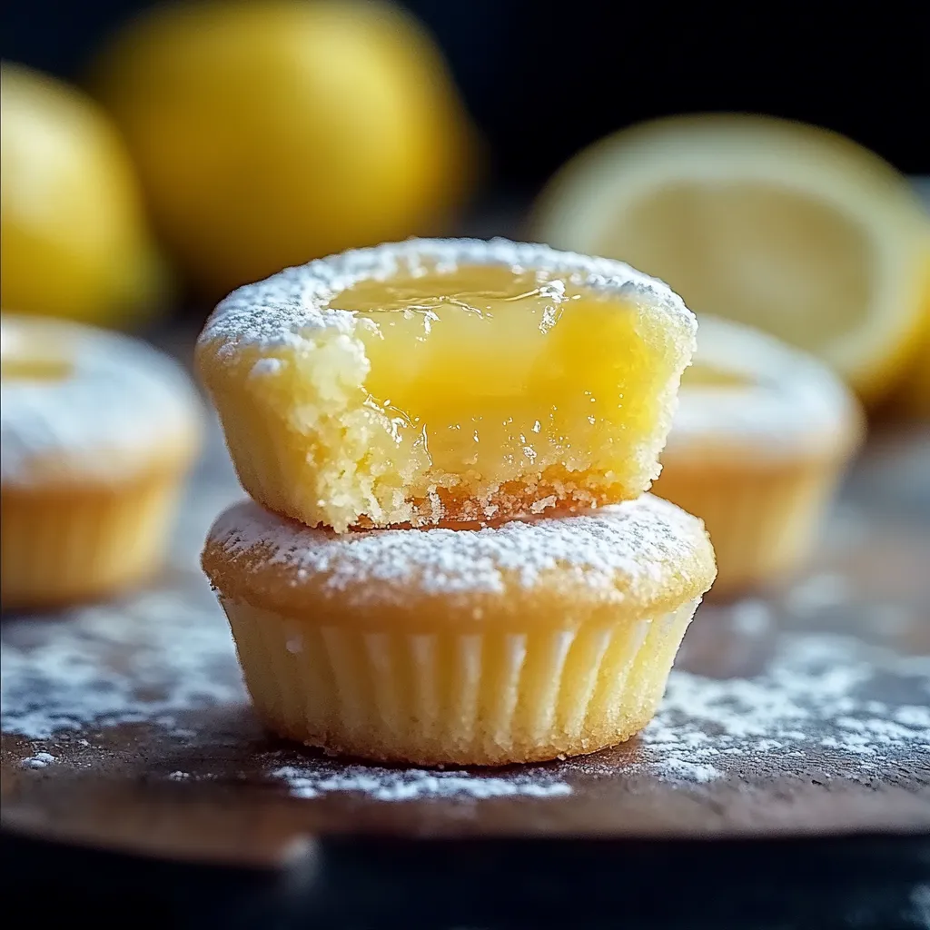 Saftige Zitronenbällchen und weiche Cups