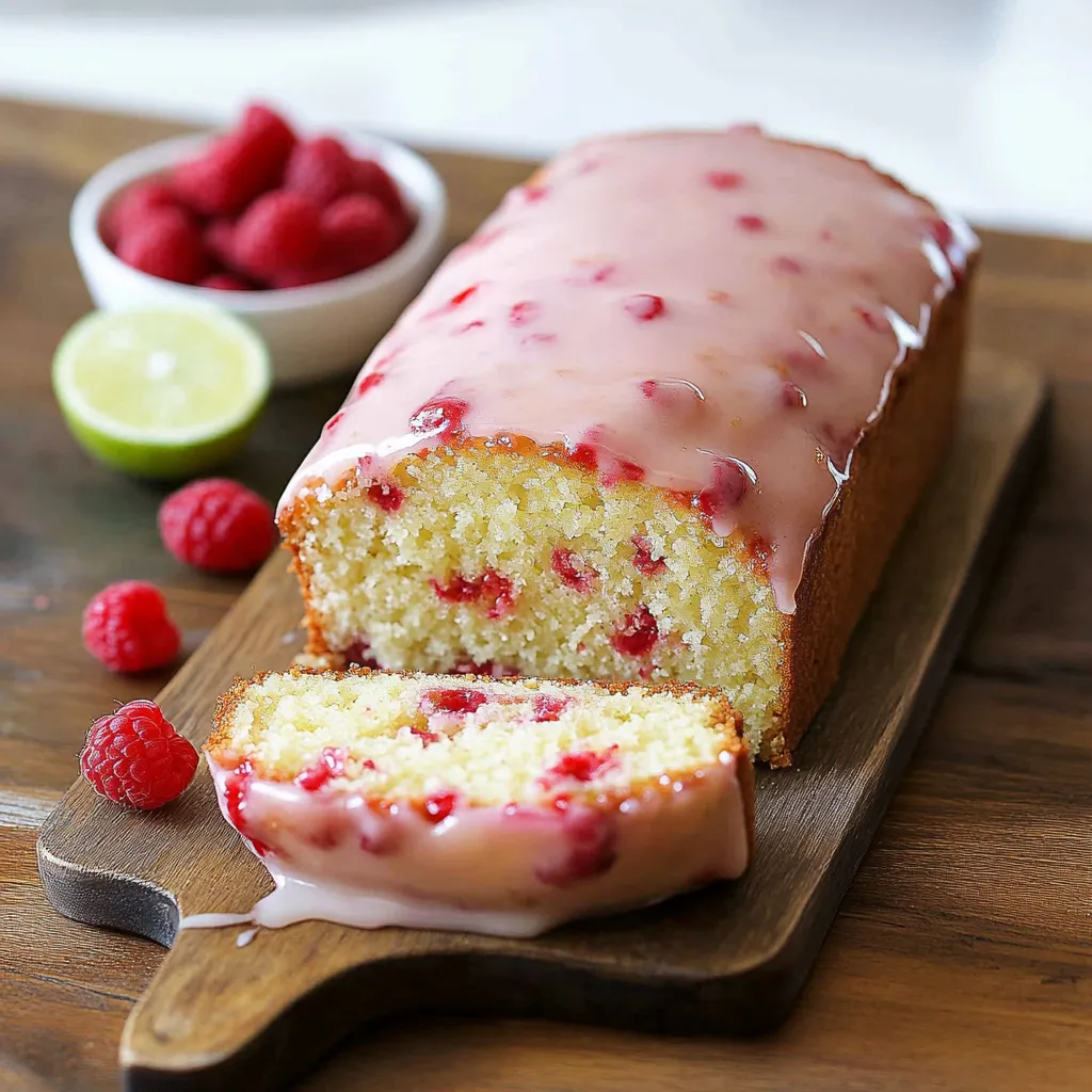 Luftiger Zitronenkuchen framboise