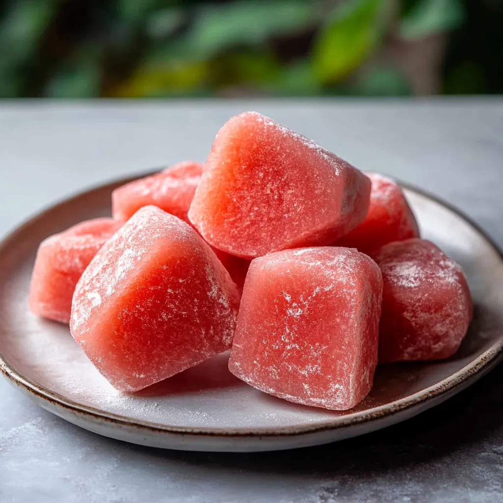 Natürlich zarter Mochi aus Pastel ohne Zusätze