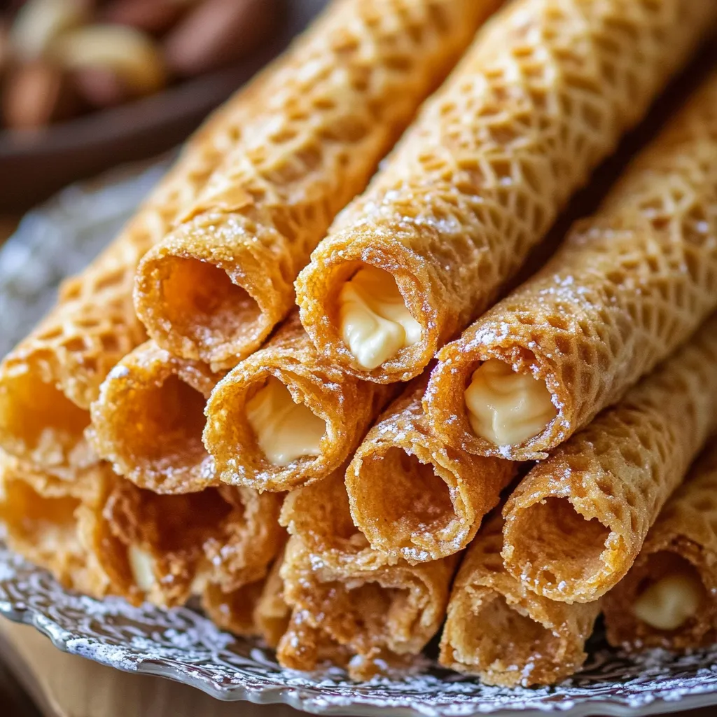 Knusprige Dulce de Leche Waffeln